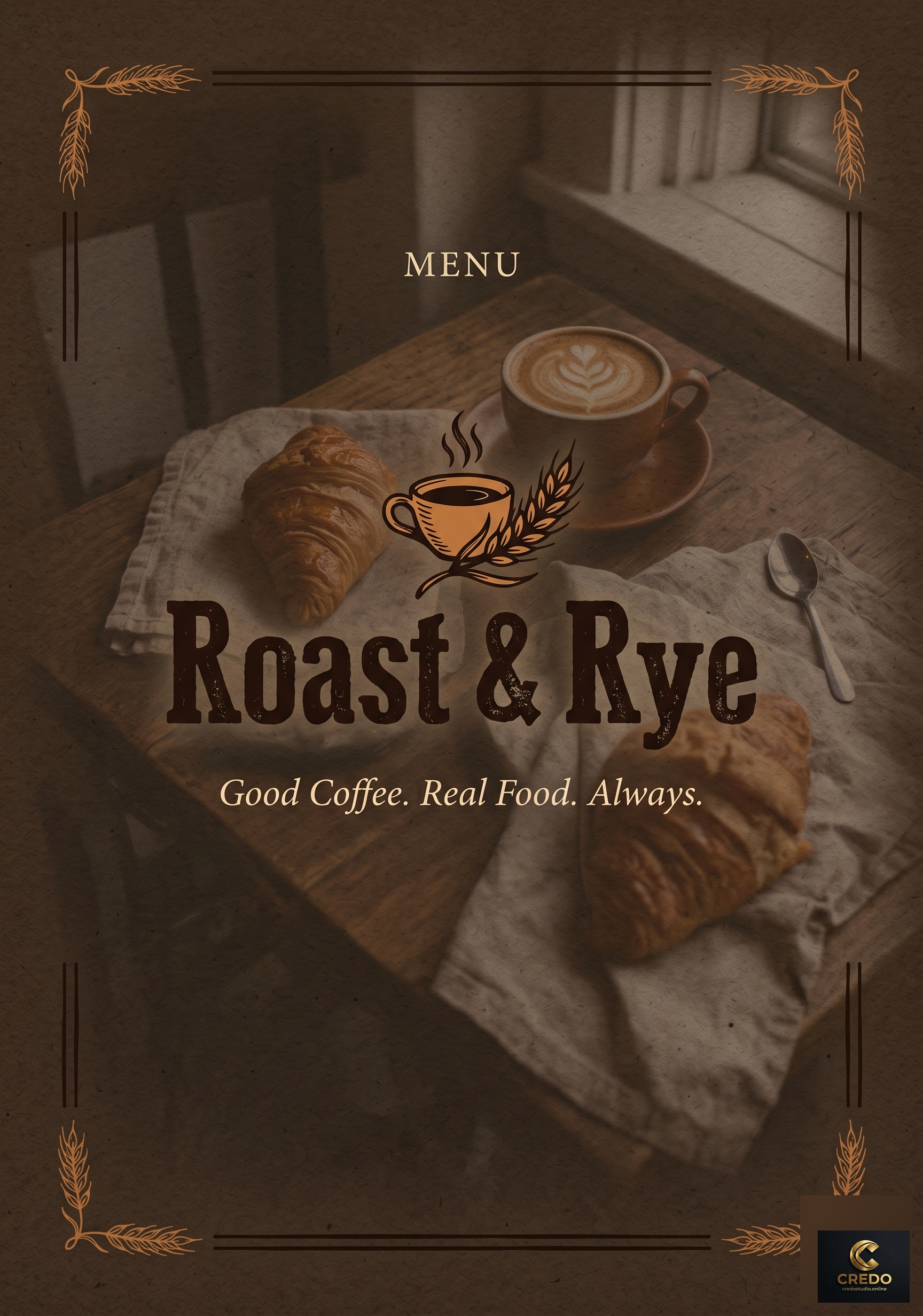 Restaurant Menu Design Sample 1